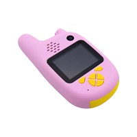 Детский фотоаппарат с рацией Walkie Talkie 2 (розовый) - 3